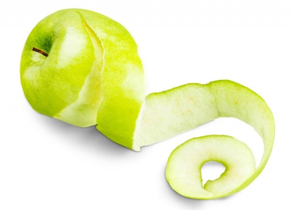 8 loại vỏ trái cây tốt cho sức khỏe. Vỏ trái táo xanh