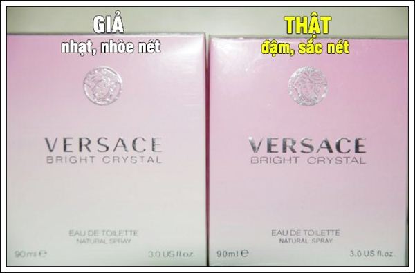 Phân biệt nước hoa Versace thật giả